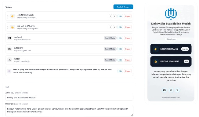 Pratinjau halaman linktiy.com